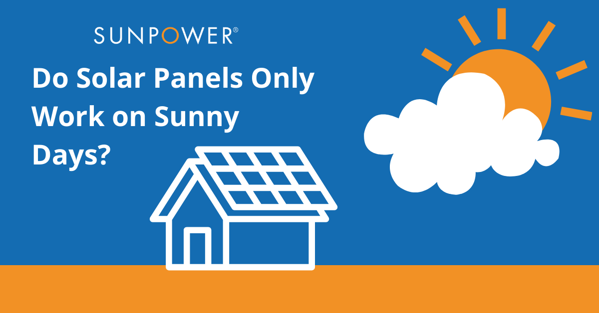 Do solar panels only work in direct sunlight